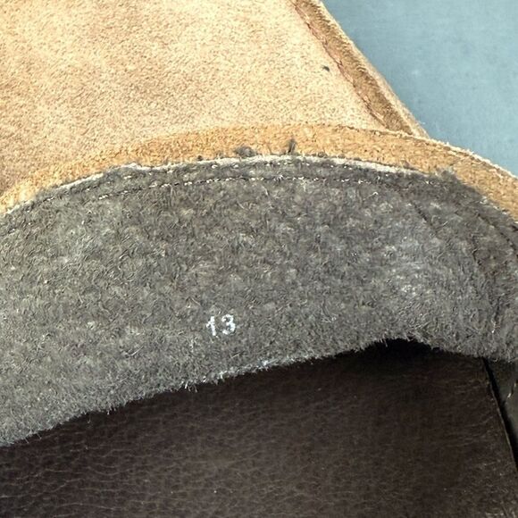 JOHN VARVATOS A U.S.A. Brown suede leather loafer shoes men’s size 13 - Picture 8 of 9